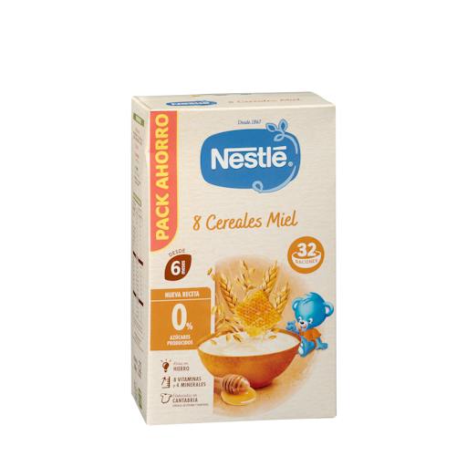 Papilla 8 cereales con miel Nestlé +6 meses