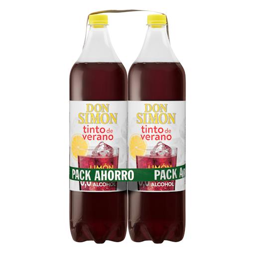 Tinto de verano sin alcohol limón Don Simón