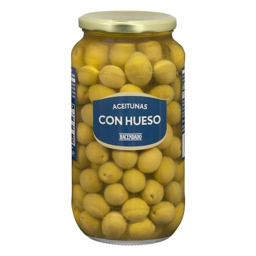Aceitunas verdes Hacendado con hueso